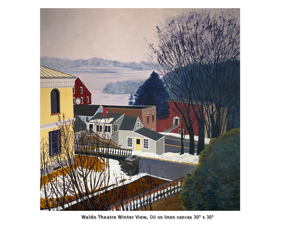 Waldoboro Theatre winter view